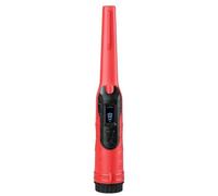 Rivelatore D'oro Pinpointer IP68 Del Metal Detector Di Precisione Del'esposizione LCD Impermeabile Con Il Cercatore Di Individuazione Di Ricerca A 360°(Red with blzk)