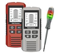 Rivelatore portatile multifunzionale per metallo e parete, scanner da parete 2026, rilevatore di tubi metallici con display LCD, strumento scanner per ricerca di perni ad alta precisione per rilevare