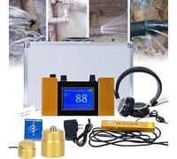 Rivelatore professionale di perdite di acque sotterranee - Sensore geofono per perdite d'acqua, sensore di perdite d'acqua preciso e affidabile per tubi - Profondità di rilevamento di 3 metri