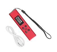 Rivelatore Radiazioni Nucleari, Contatore con Display HD e Batteria 400mAh - Alta Sensibilità e Allarmi Sicurezza per Uso Domestico (Rossa)