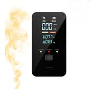 Rivelatori di monossido di carbonio,Misuratore digitale 4 in 1 a spina,Rivelatori di temperatura e umidità per la casa | per soggiorno cucina camera da corridoio camper hotel appartamento