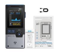 Rivelatori di radiazioni multifunzione professionali Aggiornamenti immediati dei sistemi di allarme per Home Office Outdoor Radiation Exposure Meter con impostazione della soglia