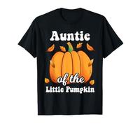 Rivelazione del Baby Shower di Auntie of The Little Pumpkin per Il Ringraziamento Maglietta