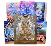 Rivelazione Dell’Età D’Oro Tarot Deck E Libro Guida 78 Carte Blue angel