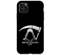 Rivelazioni della morte del Tristo Mietitore Biblico 6:8 Quarto Cavaliere Custodia per iPhone 11 Pro Max