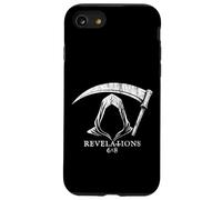 Rivelazioni della morte del Tristo Mietitore Biblico 6:8 Quarto Cavaliere Custodia per iPhone SE (2020) / 7/8