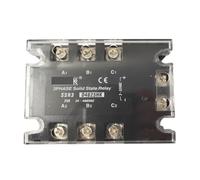 Rivenditore all'ingrosso Lotto trifase SSR 40DA 10DA 25DA 80DA 100DA Modulo 3V 12V 24V CC Controllo CA Relè allo stato solido 380V 3f(SSR3-D4880HK (80A))