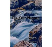 River A5 Tax Year Planner 2026 - 2027 With Account Ledger: Stream Financial Year Week To View Diary With Contacts and Password Reminder