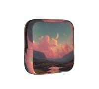 River and The Great Sky - Borsa porta assorbenti igienici, portatile, con cerniera, per donne e ragazze