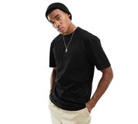 River Island - T-shirt regular fit nera-Nero S