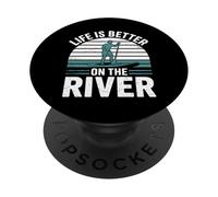 River Paddleboard Paddleboard retrò PopSockets PopGrip Adesivo
