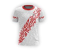 River Plate, Argentina. Maglietta da calcio per uso quotidiano, stile sportivo. Taglia unisex. Interlock. Carp. Fantasia. Disegni unici, propri e originali. Siamo Sportivo Maglietta., giallo, L