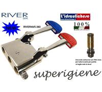 RIVER RUBINETTO DOPPIO CALDA/FREDDA RIVER40/5 283 NEW