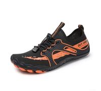 River Tracing Scarpe per uomo e donna ottimizzate per sport acquatici con fodera traspirante soletta rimovibile e suola in gomma con battistrada multiangolo (43 8606 nero arancione)