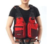 River Vest Unisex Regolabile Alta Galleggiabilità Leggera Oxford Schiuma Tasche Multiple per Barca Vela Paddle Sport Acquatici