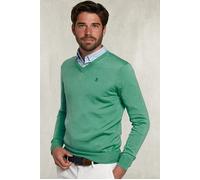 River Woods Basic Merino V-neck Pullover Margarita Mix Green Taglia: S | Maglioni a maglia Outlet | Uomo | Verde