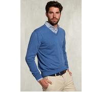 River Woods Basic V-neck Pullover Dark Denim Mix Blue Taglia: S | Maglioni a maglia Outlet | Uomo | Blu