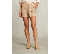 River Woods Beige Linen Short Taglia: 38 | Pantaloncini Outlet | Donna | Bianco