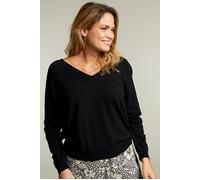 River Woods Black Deep V-neck And V-back Pullover Taglia: S | Maglioni a maglia Outlet | Donna