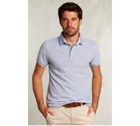 River Woods Custom Fit Cotton Polo Dark Chambray Mix Blue Taglia: S | Polo Outlet | Uomo | Blu