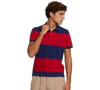 River Woods Custom Fit Striped Stretch Polo Royal Blue/harvard Red Taglia: XXL | Polo Outlet | Uomo | Rosso