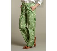 River Woods Green Paisley Pants Taglia: 38 | Pantaloni Outlet | Donna | Verde