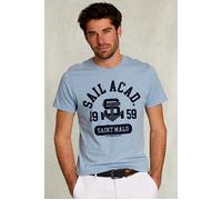 River Woods Normal Fit Basic T-shirt Dark Victoria Mix Blue Taglia: S | T-shirt stampate Outlet | Uomo | Blu
