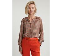 River Woods Orange/green Fantasy Blouse With Buttons Taglia: 34 | Cappotti Outlet | Donna | Arancione