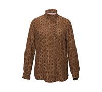 River Woods Ruffle Collar Ls Shirt Brown Taglia: 40 | Cappotti Outlet | Donna | Marrone