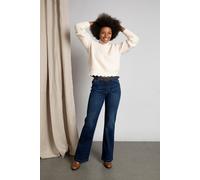 River Woods Short Pullover With Scalloped Hems In White Taglia: XXL | Maglioni a maglia Outlet | Donna | Bianco