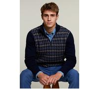 River Woods Slim Fit Woolen Sweater Navy/dark Denim Mix Taglia: S | Maglioni Outlet | Uomo | Blu