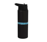 Riverdale Logo Stainless Steel Insulated Water Bottle