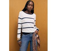 riverisland River Island Blue Long Sleeve Stripe Knitted Top small blu