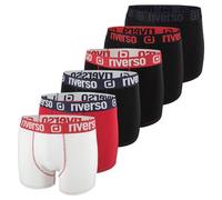 Riverso Boxer Uomo RIVOle - Confezione da 6 Slip da Uomo, Biancheria Intima, Retroshorts, Set Boxer Shorts Elasticizzati, Nero, Grigio, Blu, Bianco, Verde, Rosso, Arancione, Giallo, Taglia S, M, L, XL