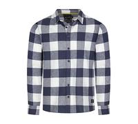 riverso Camicia in flanella da uomo a maniche lunghe, a quadri, vestibilità normale, RIVArne, camicia da boscaiolo, 100% cotone, grigio, marrone, giallo, rosso, verde, S, M, L, XL, XXL, 3XL, 4XL, 5XL,