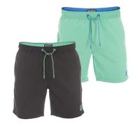 Riverso Costumi Bagno Uomo Lungo da Shorts RIVDavid 2er Pacco Set Regular Fit