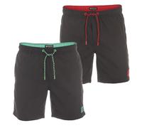 Riverso Costumi Bagno Uomo Lungo da Shorts RIVDavid 2er Pacco Set Regular Fit