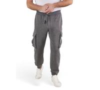 riverso Pantaloni cargo da jogging da uomo in cotone lungo, vestibilità normale, RIVLoris, pantaloni cargo sportivi, pantaloni sportivi per il tempo libero, tasche rosso, blu, nero, verde, S, M, L,