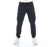 Riverso Pantaloni Combat Uomo Lungo Elasticizzato Slim Fit RIVHanno Cargo Casual
