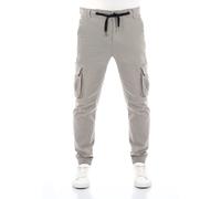 Riverso Pantaloni Combat Uomo Lungo Elasticizzato Slim Fit RIVHanno Cargo Casual