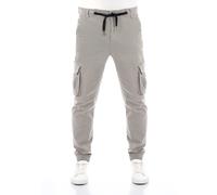 Riverso Pantaloni Combat Uomo Lungo Elasticizzato Slim Fit RIVHanno Cargo Casual
