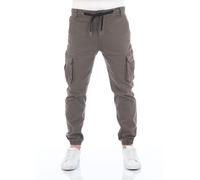 Riverso Pantaloni Combat Uomo Lungo Elasticizzato Slim Fit RIVHanno Cargo Casual