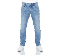 riverso RIVChris Jeans da uomo, elasticizzati, lunghi, elasticizzati, taglio dritto, colore nero, blu, grigio, 29, 30, 31, 32, 33, 34, 36, 38, 40, Light Blue Denim (19200), 36W x 34L