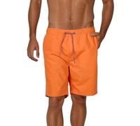 riverso RIVDavid - Costume da bagno da uomo, con coulisse, 100% poliestere, nero, blu, rosso, verde, arancione, S, M, L, XL, XXL, 3XL, 4XL, 5XL