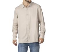 riverso RIVFabio - Camicia da uomo in lino, vestibilità normale, a maniche lunghe, per il tempo libero, estiva, in lino, tinta unita, nero, bianco, beige, blu, verde, S, M, L, XL, XXL, 3XL, 4XL, 5XL,