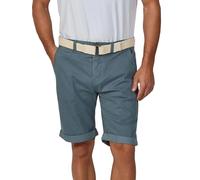 riverso RIVHenry - Pantaloncini da Uomo Chino con Cintura, 98% Cotone, Azzurro, Blu Scuro, Blu Navy, Rosso, Verde, Arancione, Beige, Grigio, 30W - 42W - Pigeon Blue (19300) - 31W