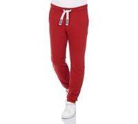 riverso RIVLino Pantaloni da jogging da uomo in cotone lungo, vestibilità normale, pantaloni sportivi per il tempo libero, pantaloni sportivi, grigio, rosso, blu, nero, verde, S, M, L, XL, XXL, 3XL,