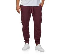 riverso RIVLoris Pantaloni cargo da jogging lunghi in cotone da uomo, a taglio dritto, per lo sport e il tempo libero, con tasche, Rosso Blu Nero Verde, S M L XL XXL 3XL 4XL 5XL, XL