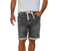riverso RIVPaul - Pantaloncini di Jeans da Uomo, Pantaloni Corti Estivi, Bermuda Elasticizzati, Jeans Short in Cotone, Grigio, Blu, Blu Scuro, W30 - W42 - Grey Denim (G37) - W34