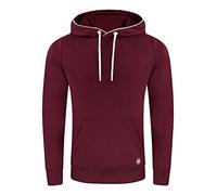 riverso RIVSandro Felpa con cappuccio da uomo, vestibilità normale, felpa con cappuccio, streetwear, marrone, rosso, blu, beige, nero, verde, S, M, L, XL, XXL, 3XL, 4XL, 5XL, Rosso porto, L